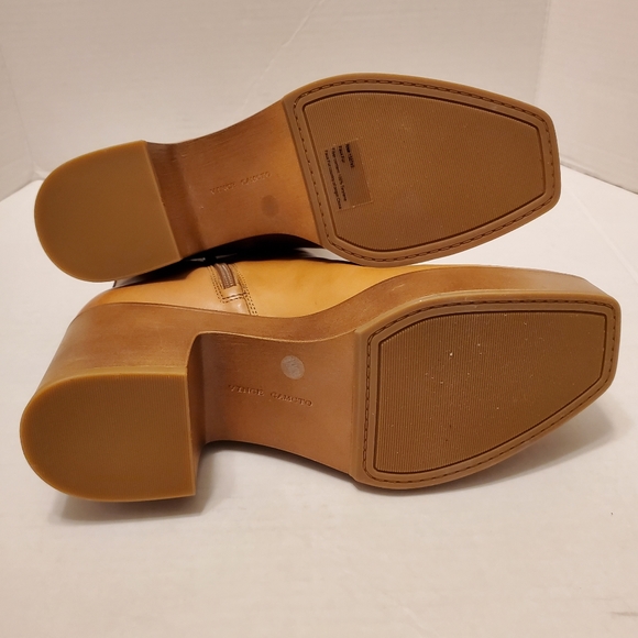 Vince Camuto Platform Leather Booties Size 8.5 - Picture 9 of 10